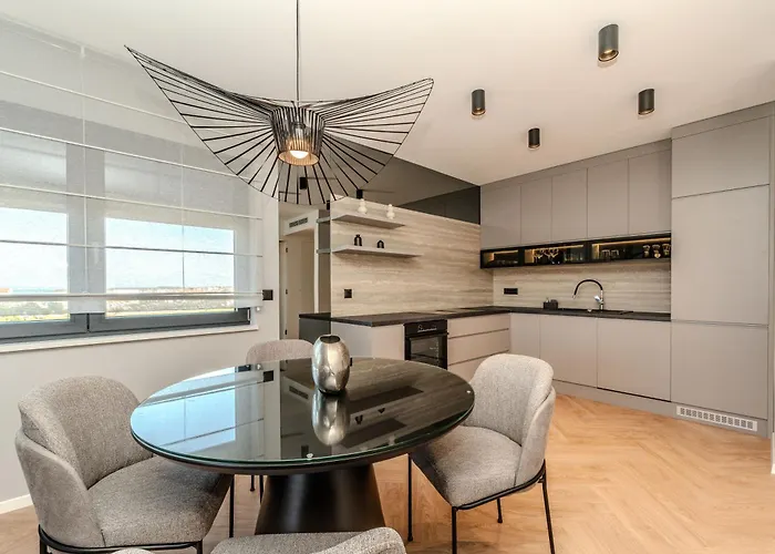 Apartament La Deluxe- Silver & Black